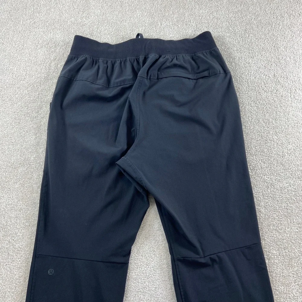 Lululemon ABC Joggers Mens Medium Black Warpstreme Tapered Cuffs Drawstring